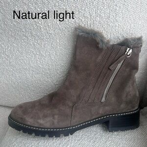 Stuart Weitzman Stormy Faux Fur Trim Boot